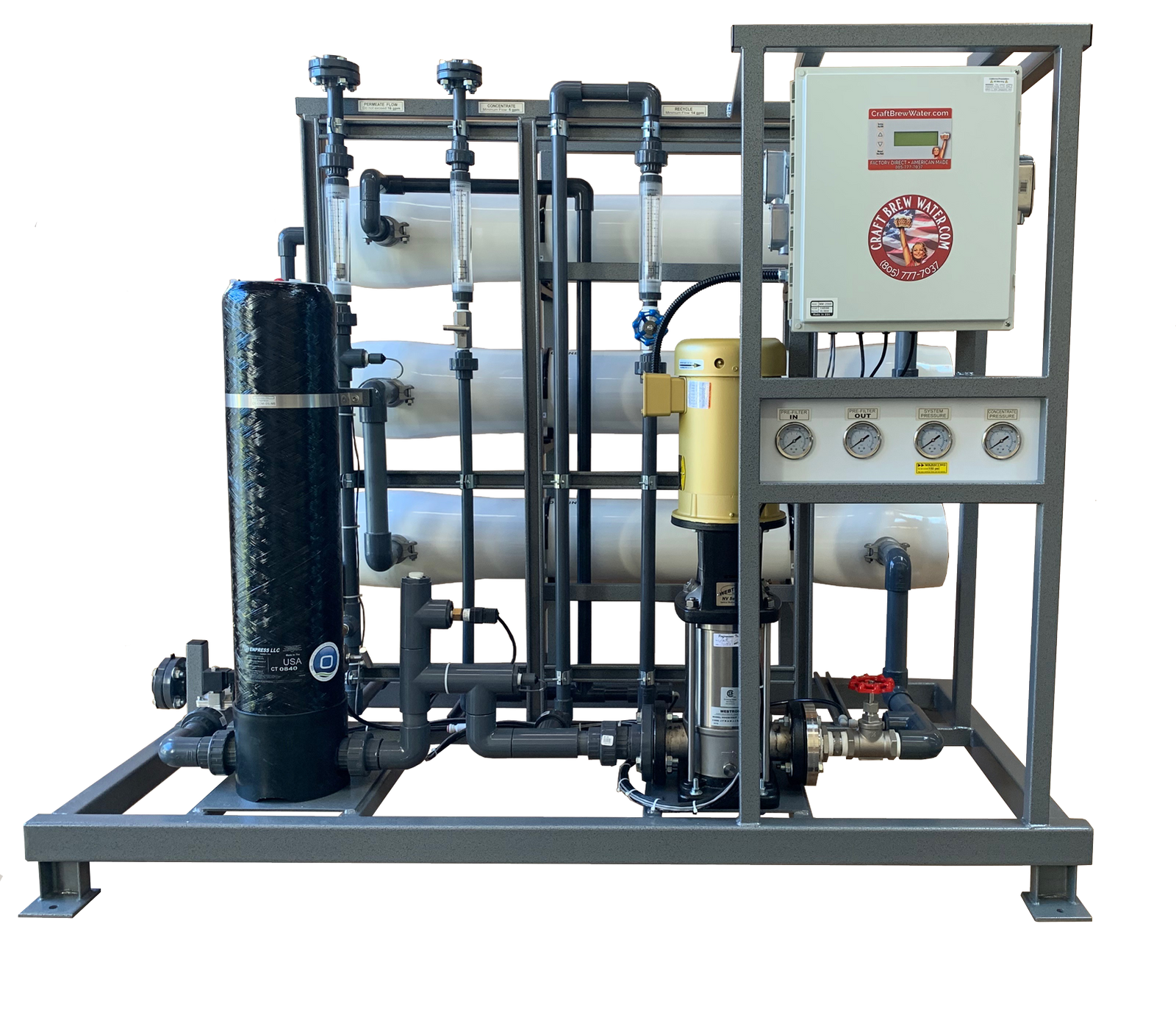 Craft Brew Water PRO 34,000 GPD Reverse Osmosis System