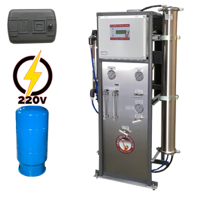 Craft Brew Pro Series 2000 GPD Reverse Osmosis System 220v Pressure Switch Controlled with UV, TDS Meter and Blending Valve