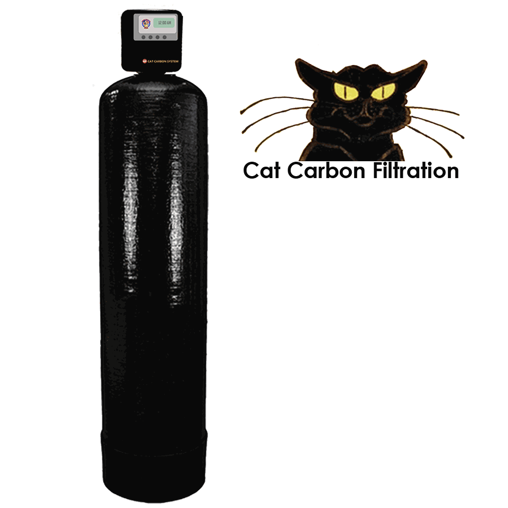 1 inch by 4cf catalytic carbon chloramine filtration system for breweries